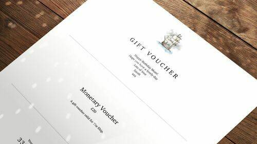 Gift vouchers
